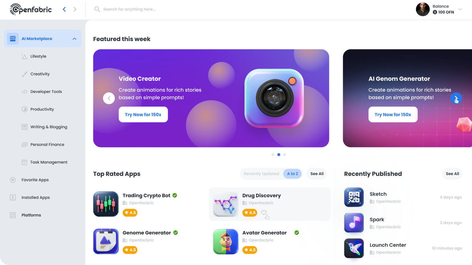 Marketplace apps